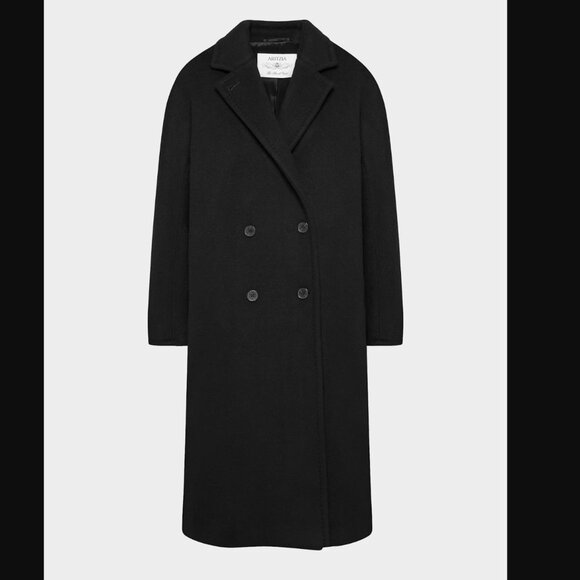 Aritzia The Slouch Coat - (Re)Camel Wool, Black - Picture 6 of 14